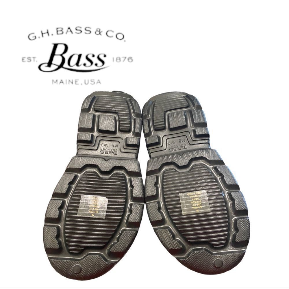 NEW G.H. Bass & Co. Women's Black Slide Field Mules Clogs - Picture 7 of 7